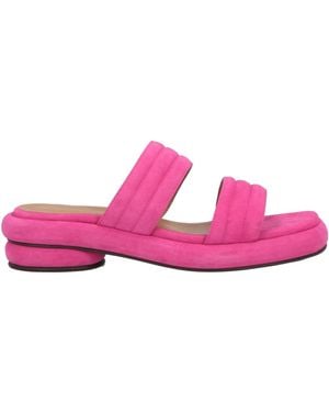 Free Lance Fuchsia Sandals Leather - Pink