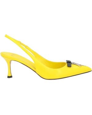 N°21 Court Shoes Leather - Yellow