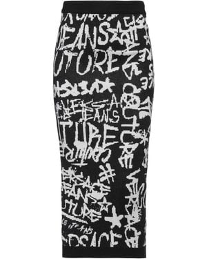 Versace Jeans Couture Midi Skirt - Black