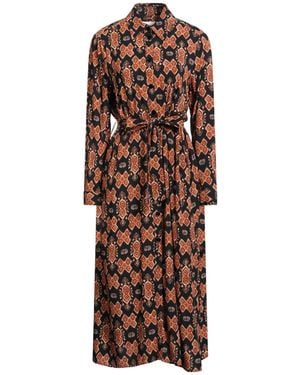 Stella Forest Midi Dress Viscose - Brown