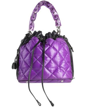Moschino Handbag Textile Fibers - Purple