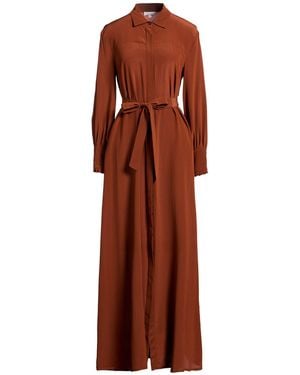 SAGE AND IVY Maxi Dress Silk - Brown
