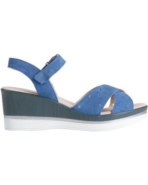 Melluso Walk Sandals Leather - Blue