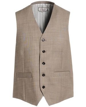 Paul & Joe Taupe Tailored Vest Virgin Wool, Elastane - Grey