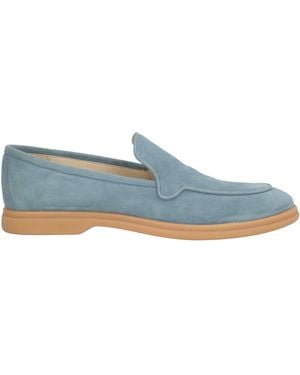 Eleventy Loafers Leather - Blue