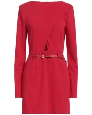 Imperial Mini Dress Polyester, Elastane - Red