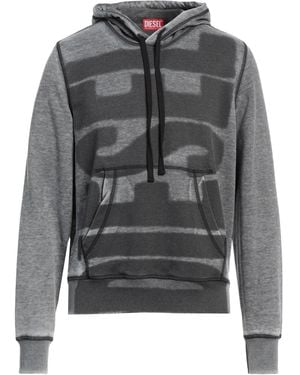 DIESEL Sweatshirt Polyester, Cotton, Elastane - Grey