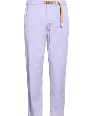 White Sand Lilac Pants Cotton, Elastane - Purple