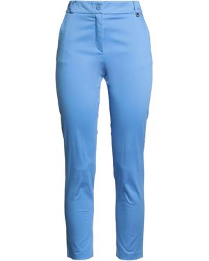 LUCKYLU Milano Azure Pants Cotton, Elastane - Blue