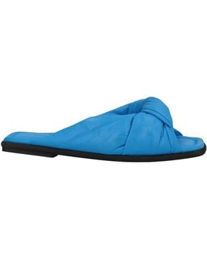 MAISON ROUGE Venezia Sandals Leather - Blue