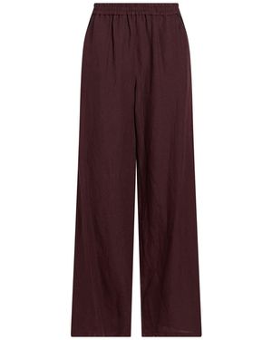 Eleventy Plum Pants Linen - Purple