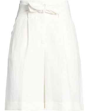 Peserico Shorts & Bermuda Shorts Linen - White