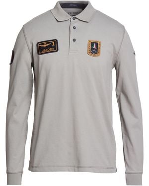 Aeronautica Militare Frecce Tricolori Light Polo Shirt Cotton, Elastane - Grey