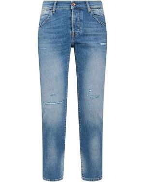 0/zero Construction Jeans Organic Cotton, Elastane - Blue