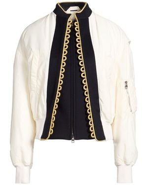McQueen Jacket Polyamide, Wool - White