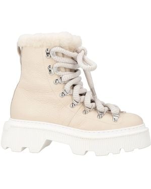 Santoni Ankle Boots Sheepskin - Natural