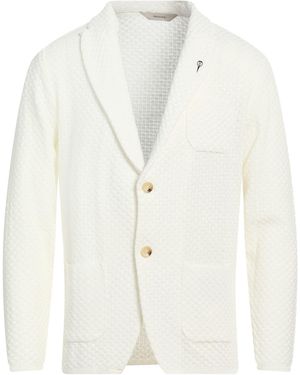 Paoloni Blazer Cotton, Acrylic - White