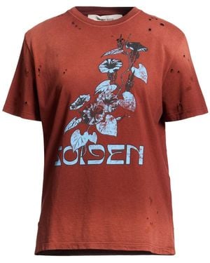 Golden Goose Brick T-Shirt Cotton - Red