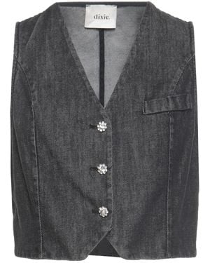 Dixie Tailored Vest Cotton - Black