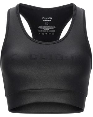 Pinko C-clique Top - Black