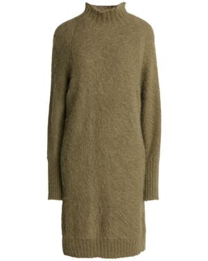 Antonelli Midi Dress Baby Alpaca Wool, Polyamide - Green
