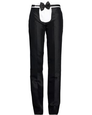 DSquared² Pants Virgin Wool, Silk - Black
