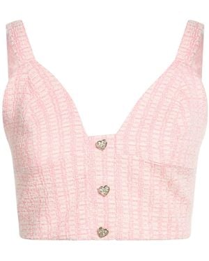 MATILDE COUTURE Light Top Cotton, Polyester, Metal, Elastane - Pink