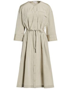 Peserico Midi Dress Cotton, Polyester - Natural