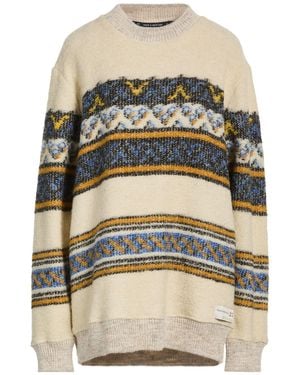 Maison Scotch Ivory Sweater Acrylic, Wool, Polyester, Viscose - Natural