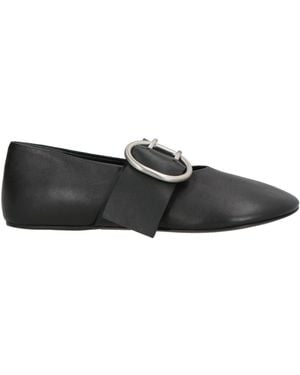 Jil Sander Ballerina - Schwarz