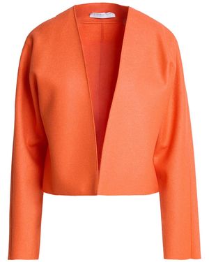 Harris Wharf London Jacket Virgin Wool - Orange