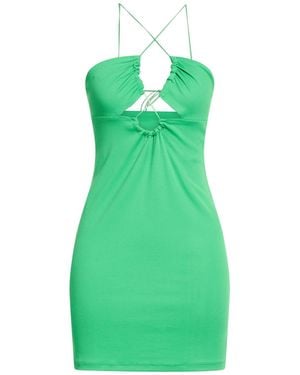 Imperial Mini Dress Polyester, Elastane - Green