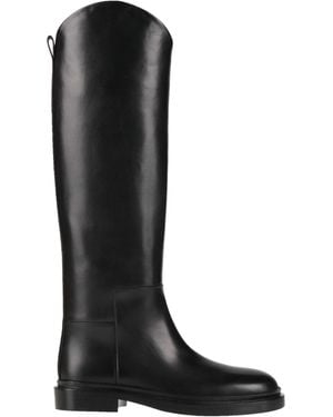 Jil Sander Boot Leather - Black
