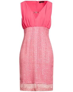 Fracomina Fuchsia Mini Dress Polyester - Pink