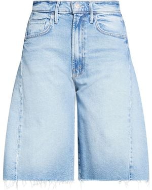 Mother Short En Jean - Bleu