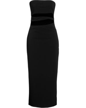 ViCOLO Midi Dress Polyester, Elastane - Black