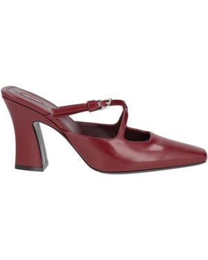 NODALETO Mules & Clogs - Red