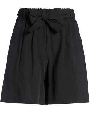 Haveone Shorts & Bermuda Shorts Lyocell, Polyester - Black