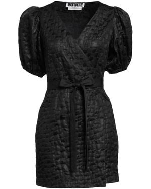 ROTATE BIRGER CHRISTENSEN Mini Dress Polyester, Elastane - Black