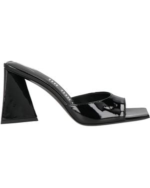 The Attico Sandals Calfskin - Black