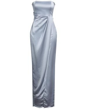 RUE DU BAC Maxi Dress Polyester - Blue