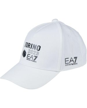 EA7 Hats - White