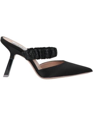 Sebastian Milano Mules & Clogs Textile Fibres - Black