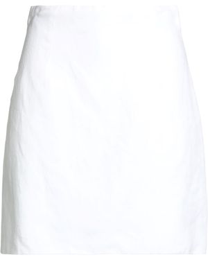 DEVATA Mini Skirt Linen - White