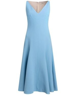 Emilia Wickstead Midi-Kleid - Blau