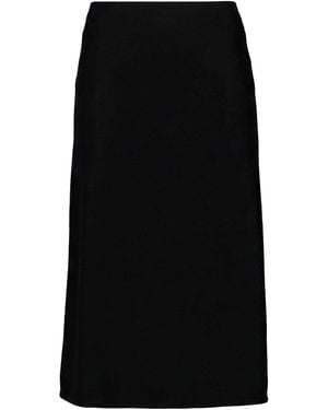 Jil Sander Midi Skirt Viscose, Polyamide, Elastane - Black