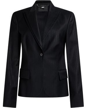 RICHMOND Blazer Virgin Wool, Polyamide, Elastane - Black