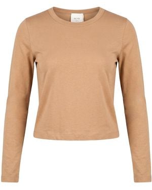 Alysi Camel Top Cotton, Modal - Natural