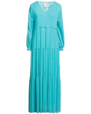 Fuzzi Long Dress - Blue