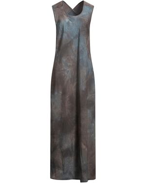 Ixos Maxi Dress Viscose, Polyester - Gray